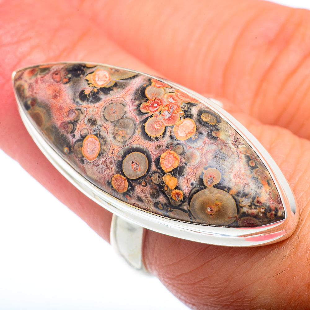 Poppy Jasper Rings handcrafted by Anasilvercos - RING73058