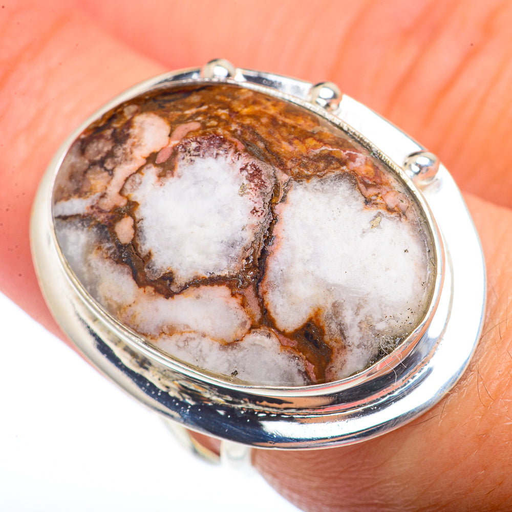Red Jasper Rings handcrafted by Anasilvercos - RING73062