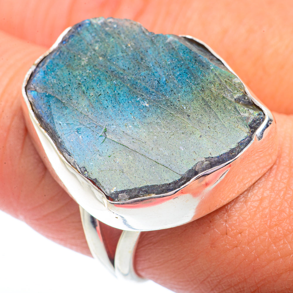 Labradorite Rings handcrafted by Anasilvercos - RING73084