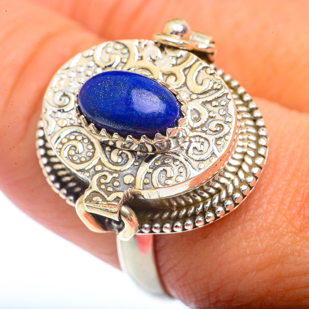 Lapis Lazuli Rings handcrafted by Anasilvercos - RING73091