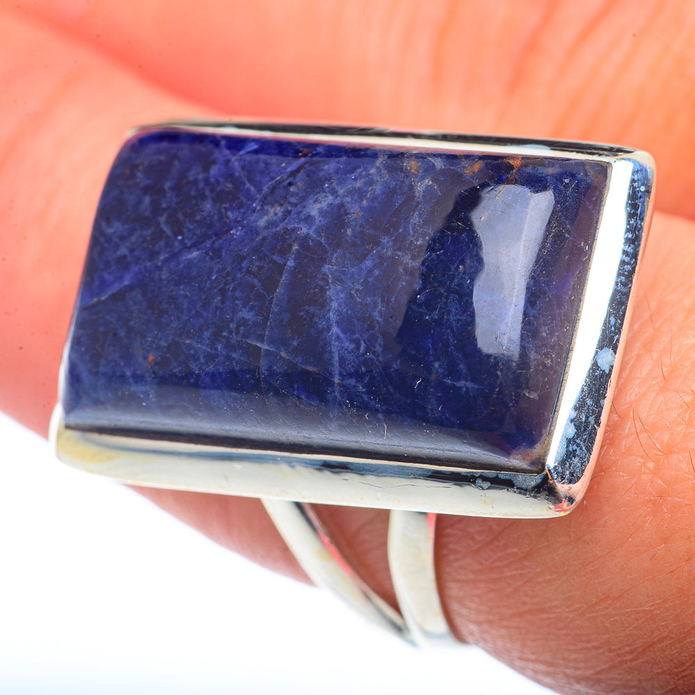 Sodalite Rings handcrafted by Anasilvercos - RING73097