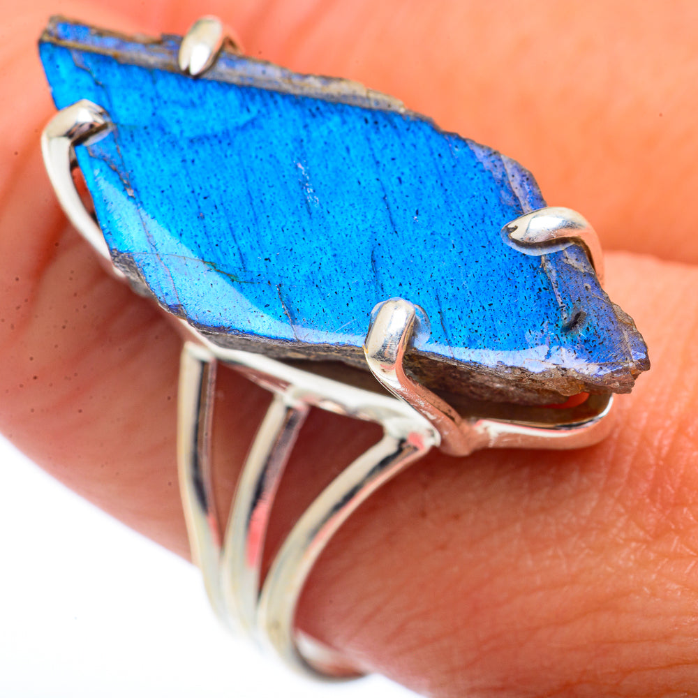 Labradorite Rings handcrafted by Anasilvercos - RING73098