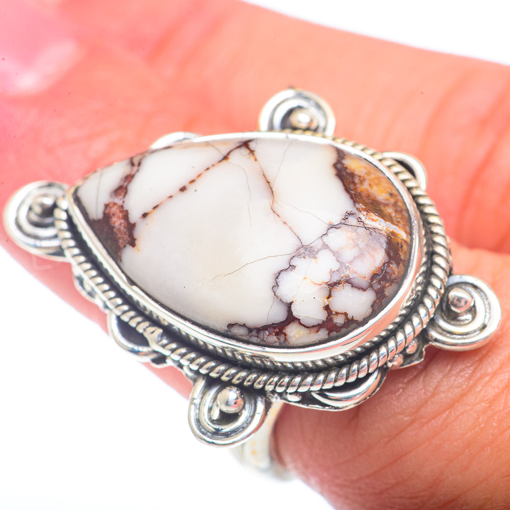 Peanut Wood Jasper Rings handcrafted by Anasilvercos - RING73109