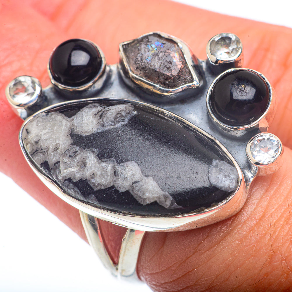Pinolith Jasper Rings handcrafted by Anasilvercos - RING73121