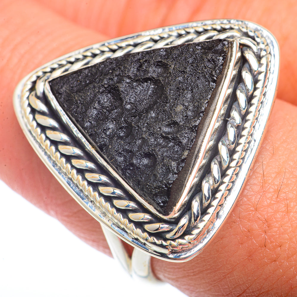 Tektite Rings handcrafted by Anasilvercos - RING73122