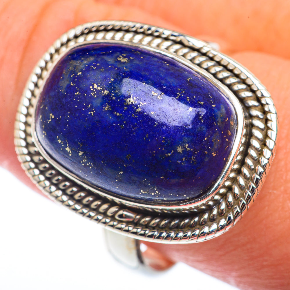 Lapis Lazuli Rings handcrafted by Anasilvercos - RING73142