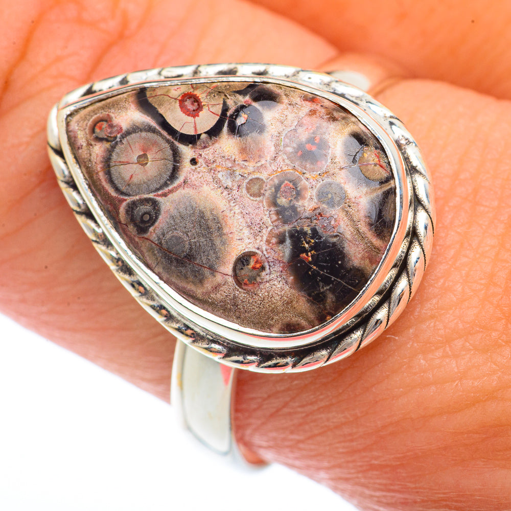 Poppy Jasper Rings handcrafted by Anasilvercos - RING73153