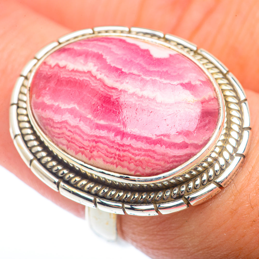 Rhodochrosite Rings handcrafted by Anasilvercos - RING73159