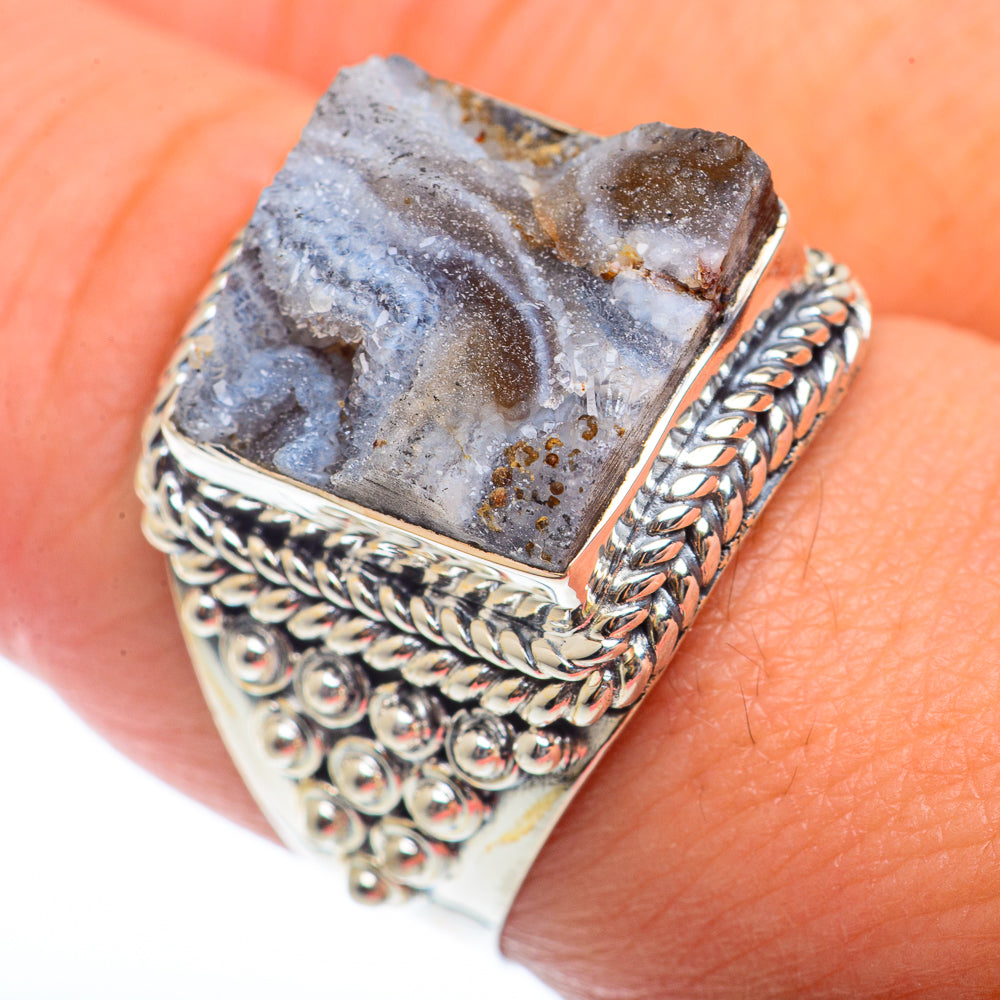 Desert Druzy Rings handcrafted by Anasilvercos - RING73182