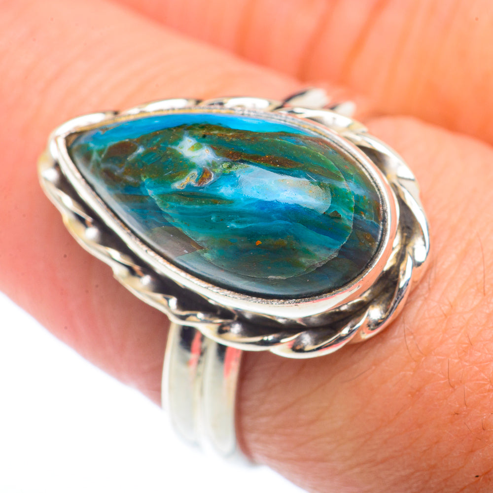 Peruvian Opal Rings handcrafted by Anasilvercos - RING73191