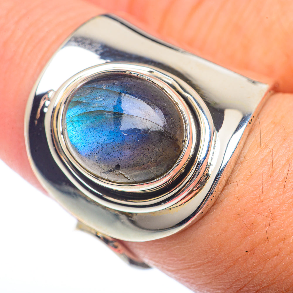 Labradorite Rings handcrafted by Anasilvercos - RING73192