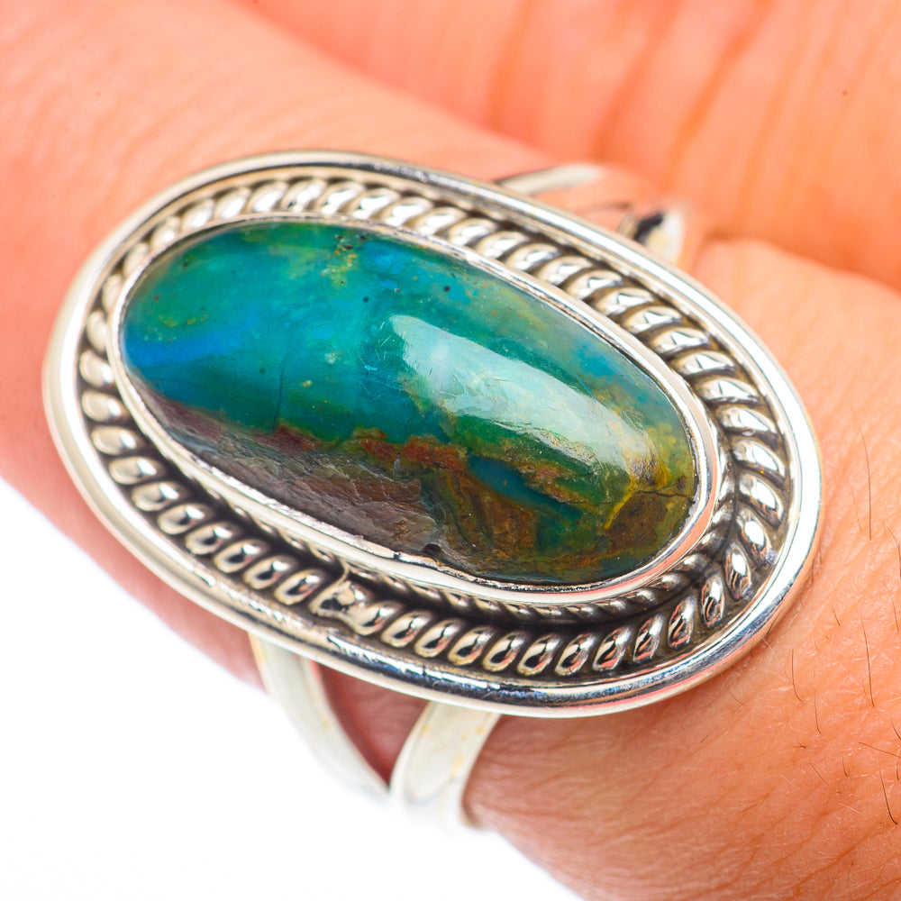 Chrysocolla Rings handcrafted by Anasilvercos - RING73233