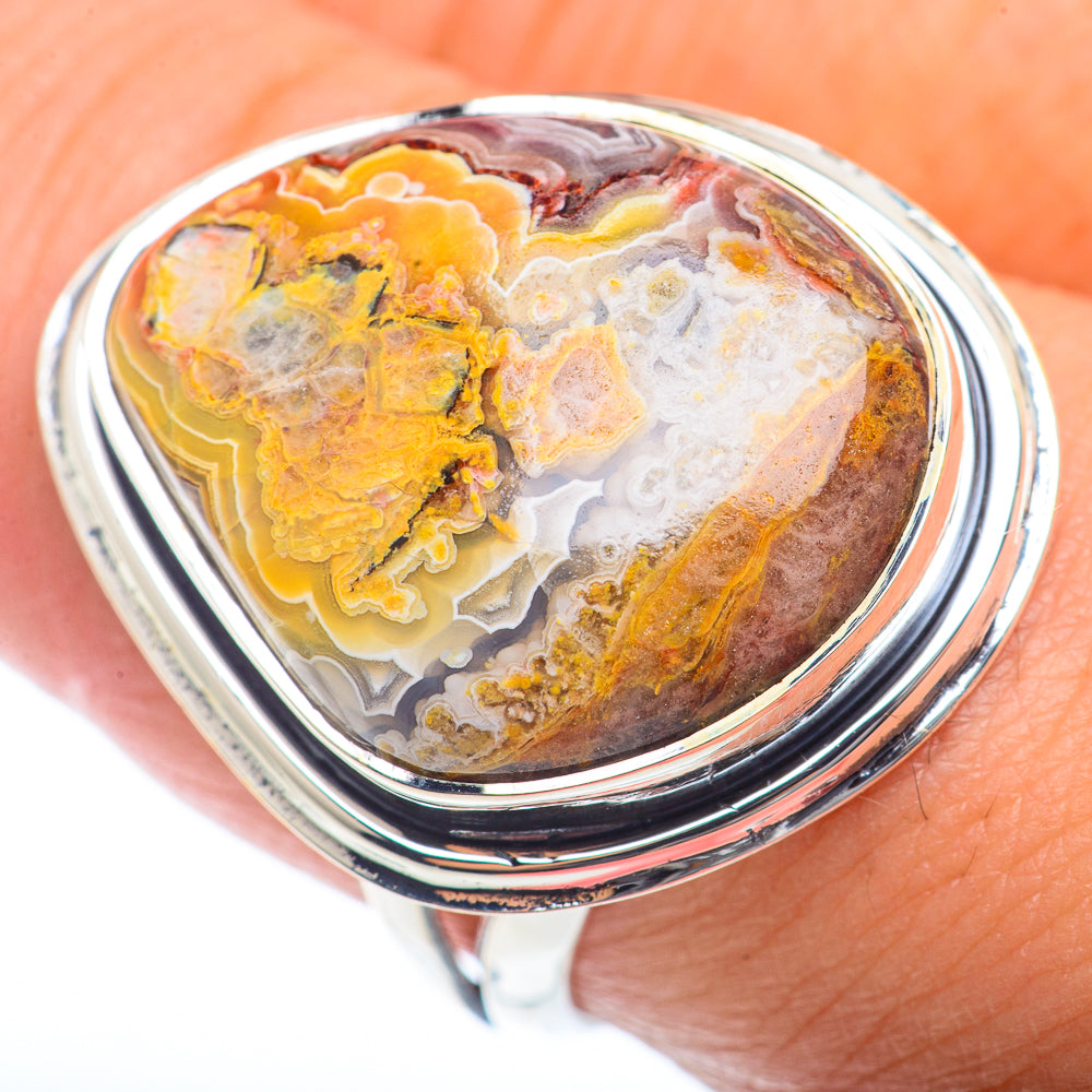 Ocean Jasper Rings handcrafted by Anasilvercos - RING73243