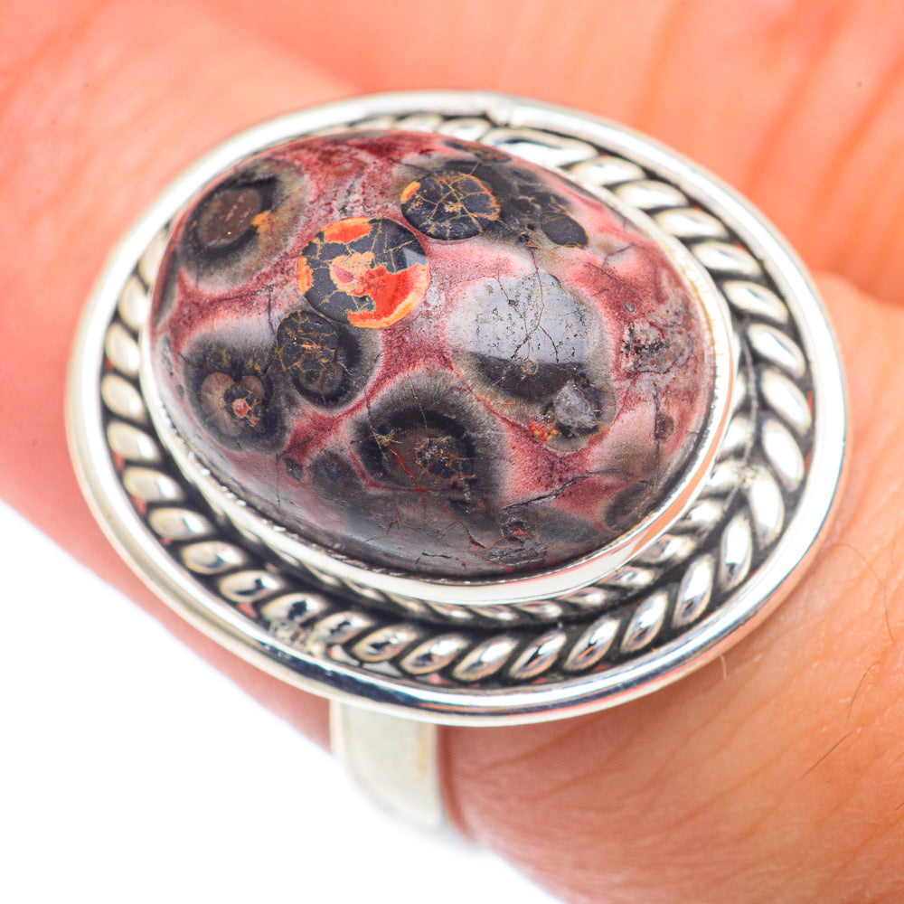 Poppy Jasper Rings handcrafted by Anasilvercos - RING73284
