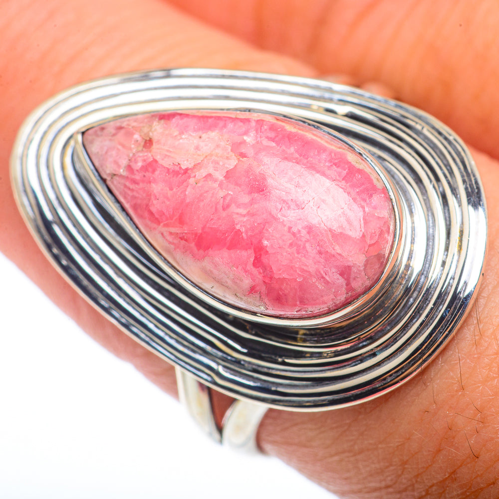 Rhodochrosite Rings handcrafted by Anasilvercos - RING73287