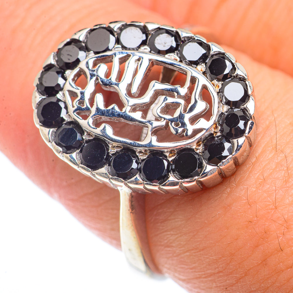 Black Onyx Rings handcrafted by Anasilvercos - RING73295