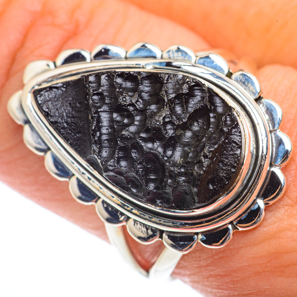 Tektite Rings handcrafted by Anasilvercos - RING73296