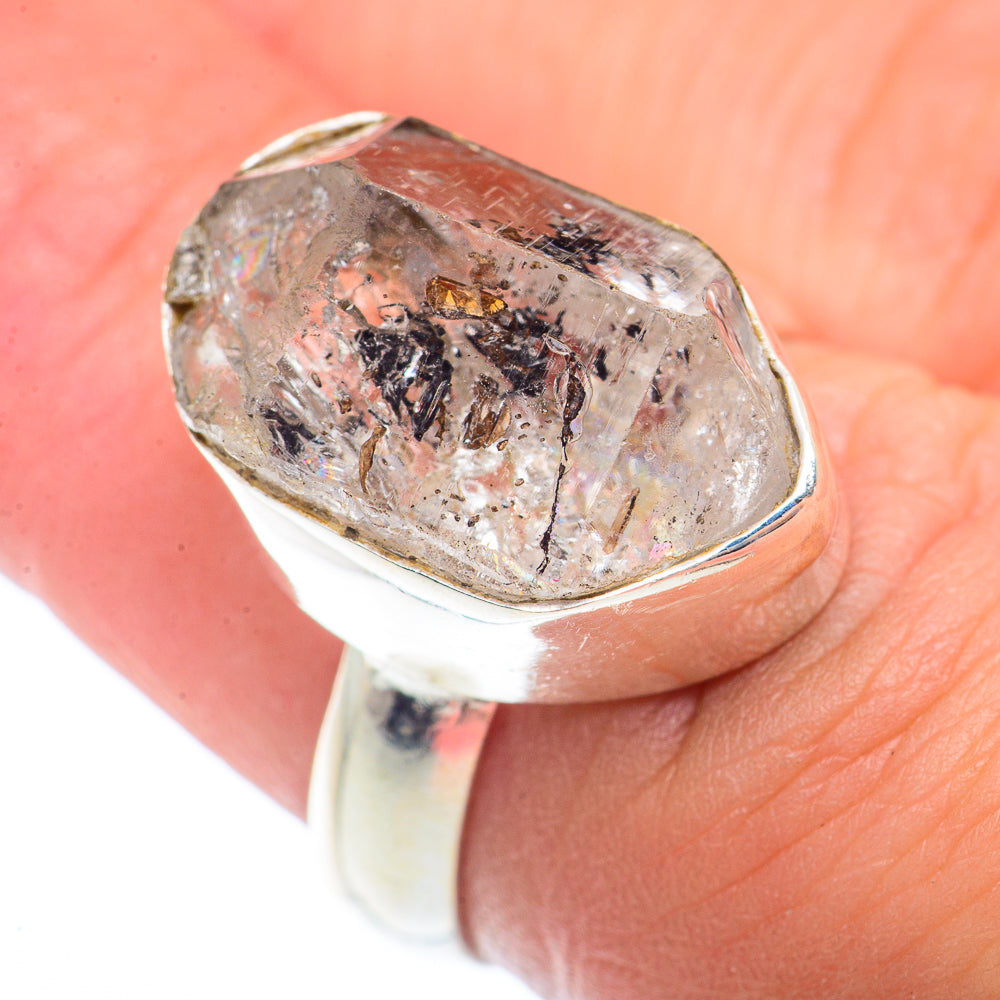 Herkimer Diamond Rings handcrafted by Anasilvercos - RING73302