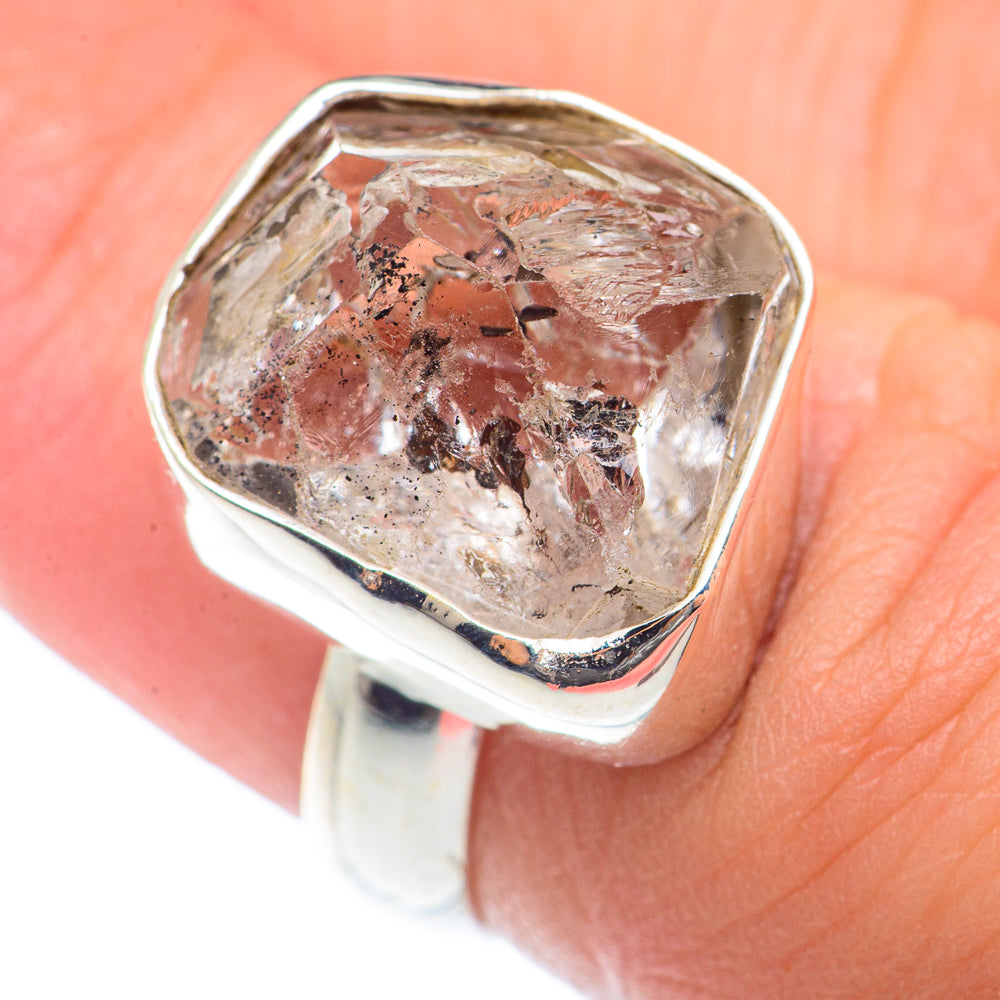 Herkimer Diamond Rings handcrafted by Anasilvercos - RING73331
