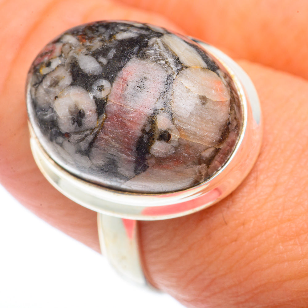 Crinoid Fossil Rings handcrafted by Anasilvercos - RING73355