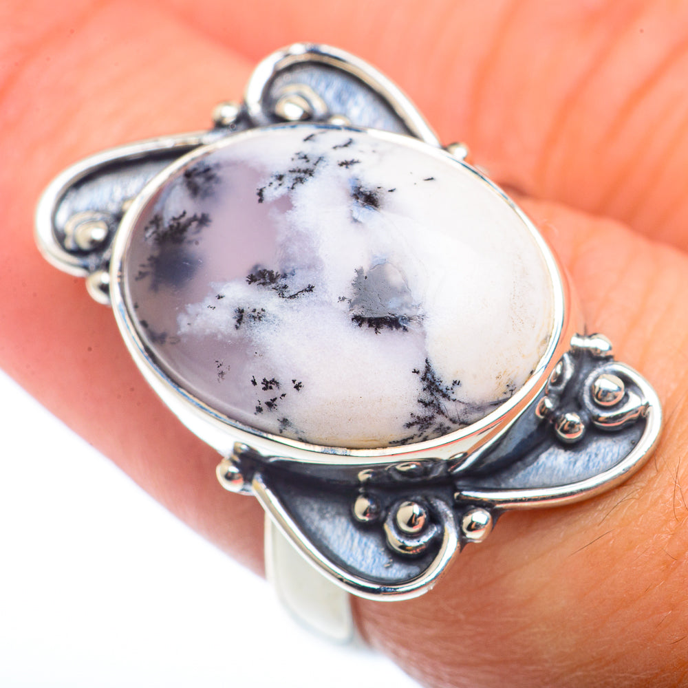 Dendritic Opal Rings handcrafted by Anasilvercos - RING73367