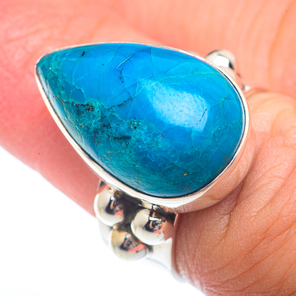 Chrysocolla Rings handcrafted by Anasilvercos - RING73380