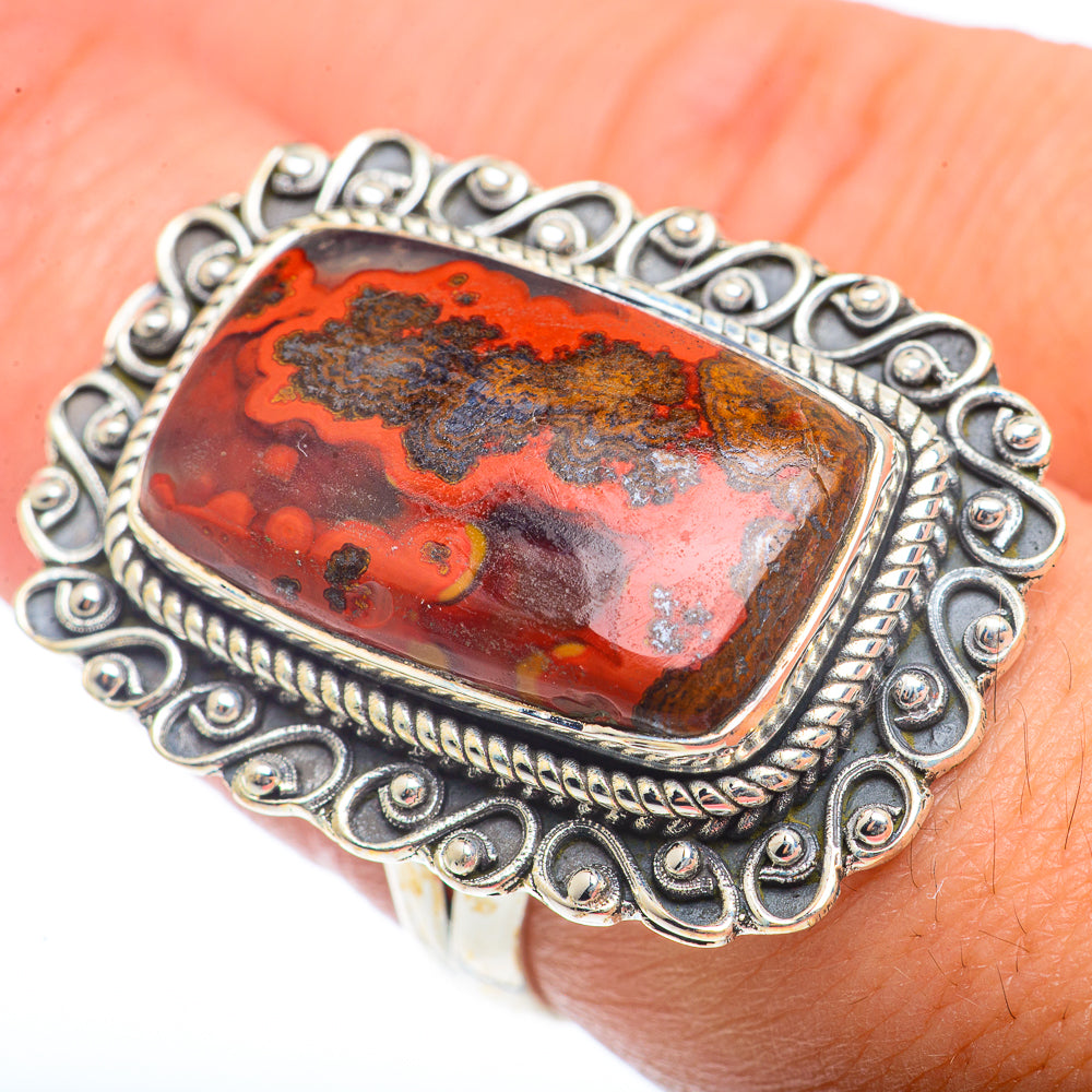 Moroccan Agate Rings handcrafted by Anasilvercos - RING73390