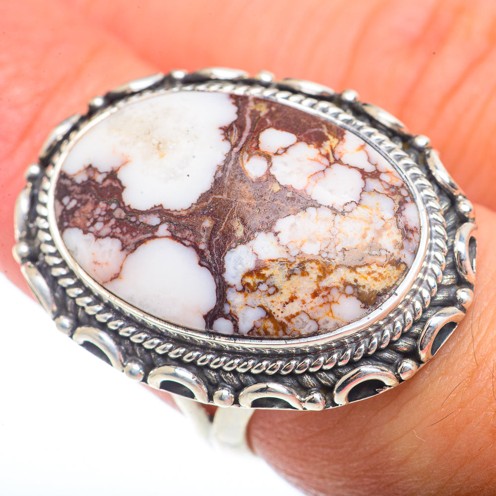 Peanut Wood Jasper Rings handcrafted by Anasilvercos - RING73393