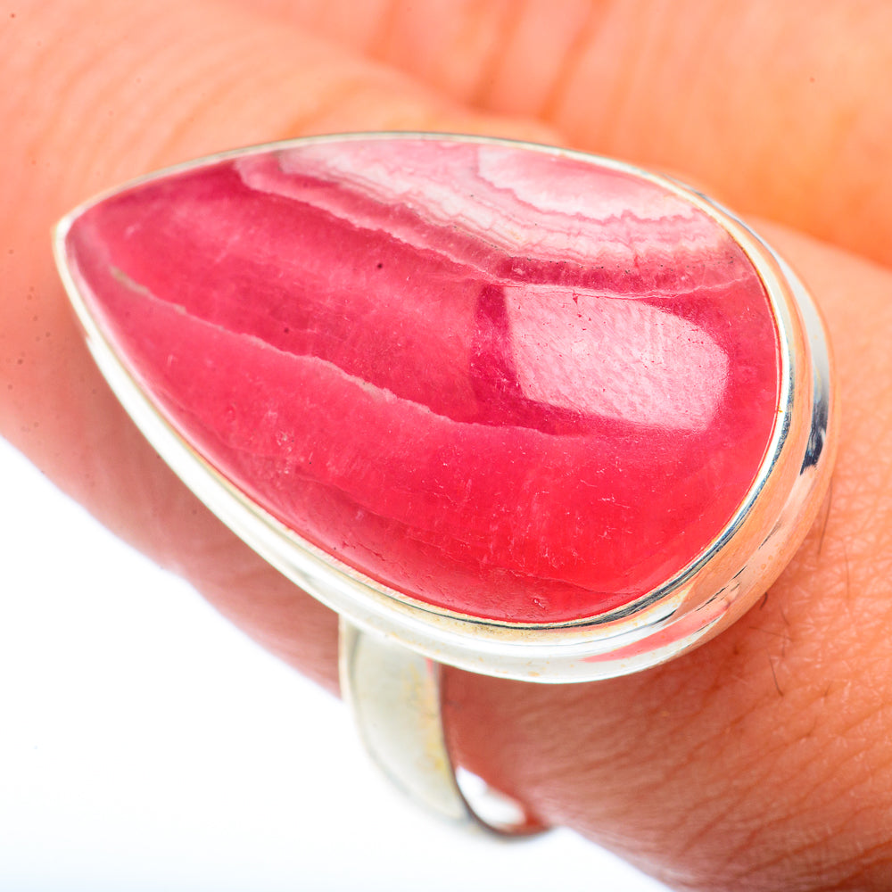 Rhodochrosite Rings handcrafted by Anasilvercos - RING73396