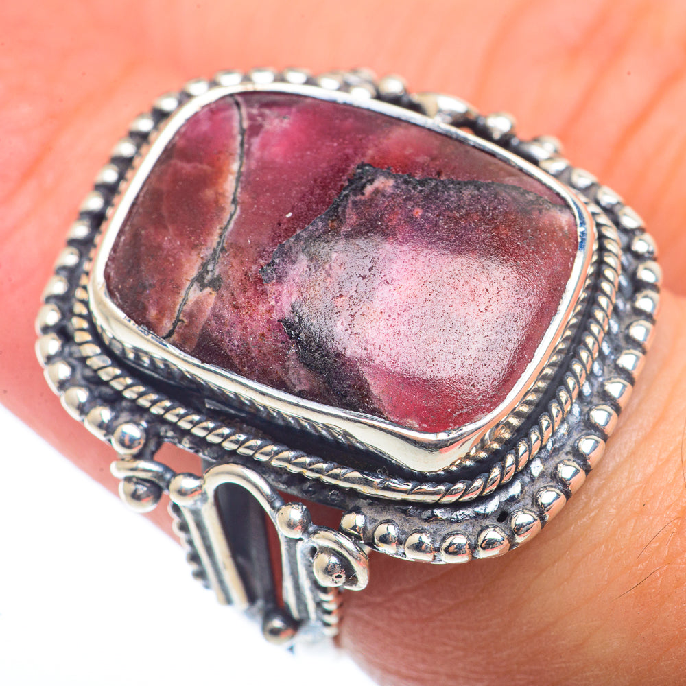 Russian Eudialyte Rings handcrafted by Anasilvercos - RING73433