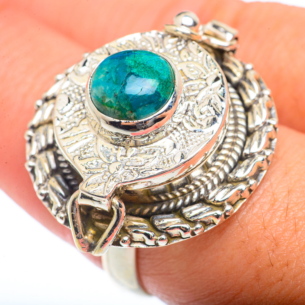 Chrysocolla Rings handcrafted by Anasilvercos - RING73458