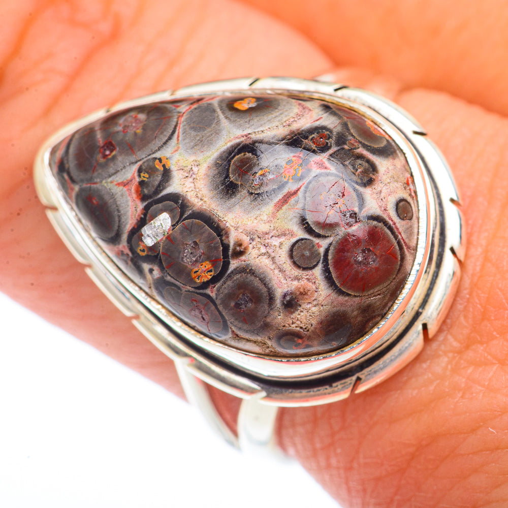 Poppy Jasper Rings handcrafted by Anasilvercos - RING73487