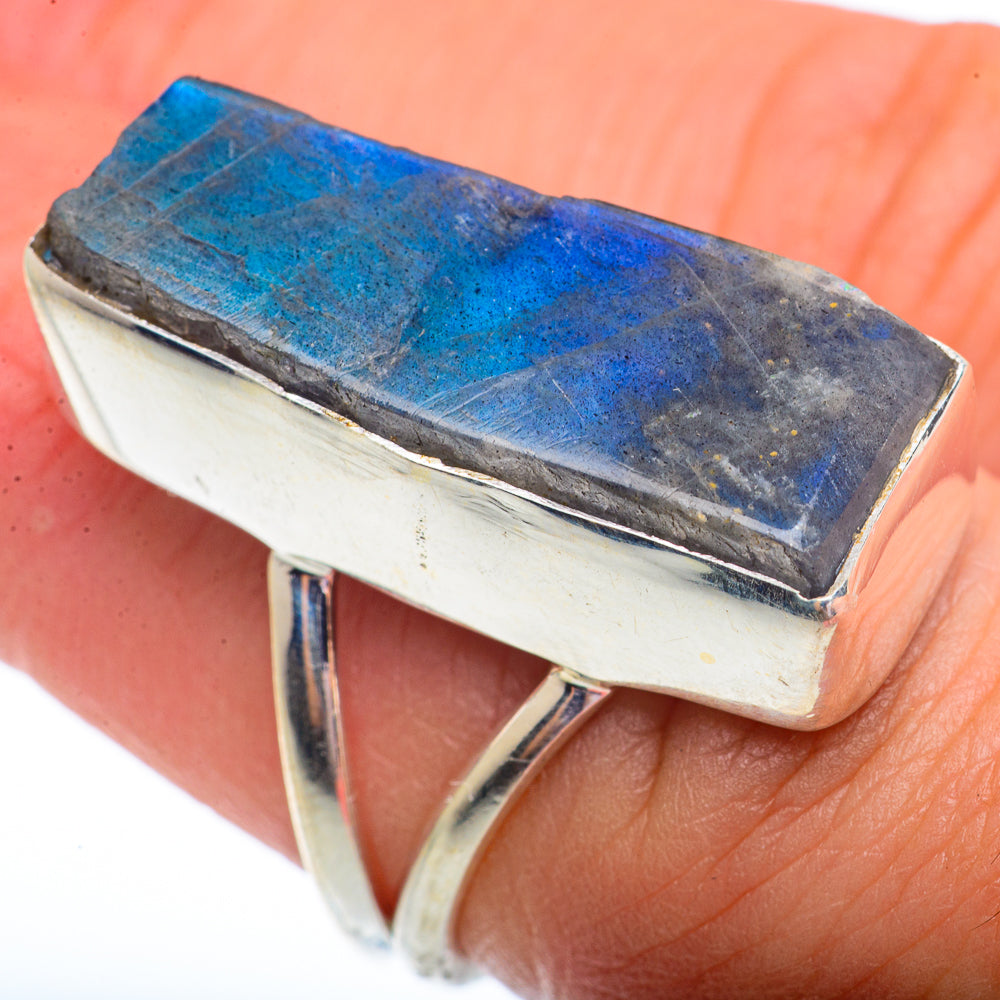 Labradorite Rings handcrafted by Anasilvercos - RING73531