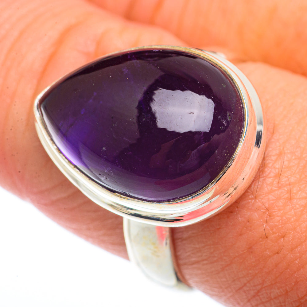 Amethyst Rings handcrafted by Anasilvercos - RING73552