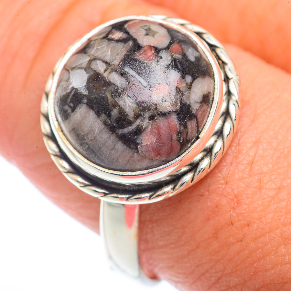 Crinoid Fossil Rings handcrafted by Anasilvercos - RING73589