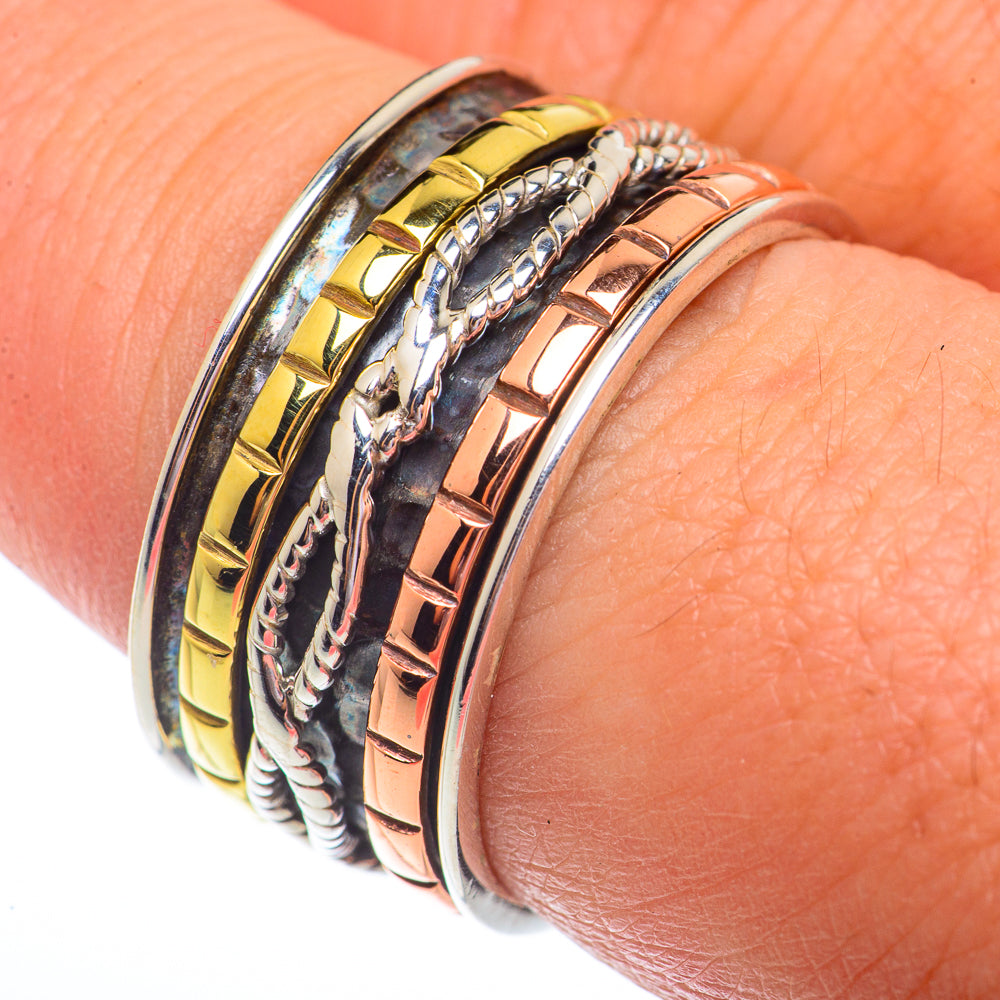 Copper Wedding Band Rings handcrafted by Anasilvercos - RING73601