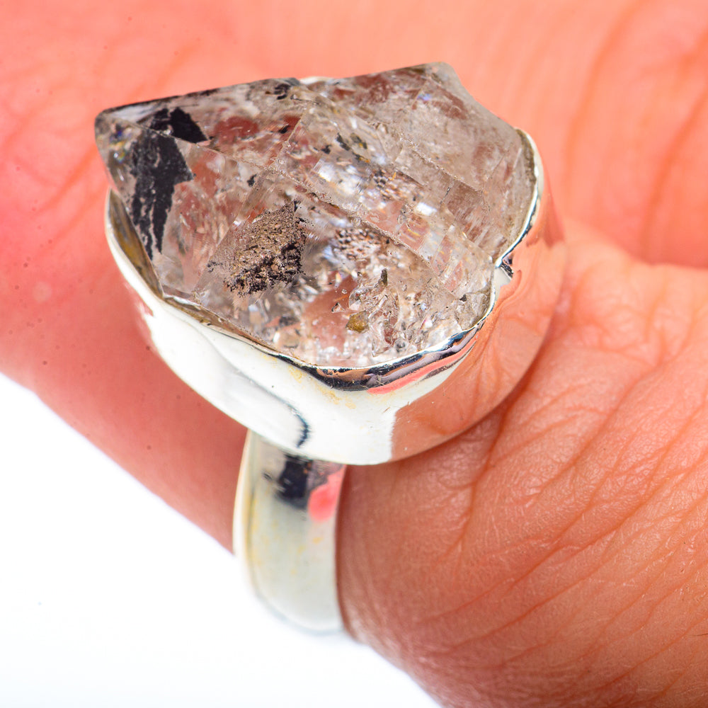 Herkimer Diamond Rings handcrafted by Anasilvercos - RING73606