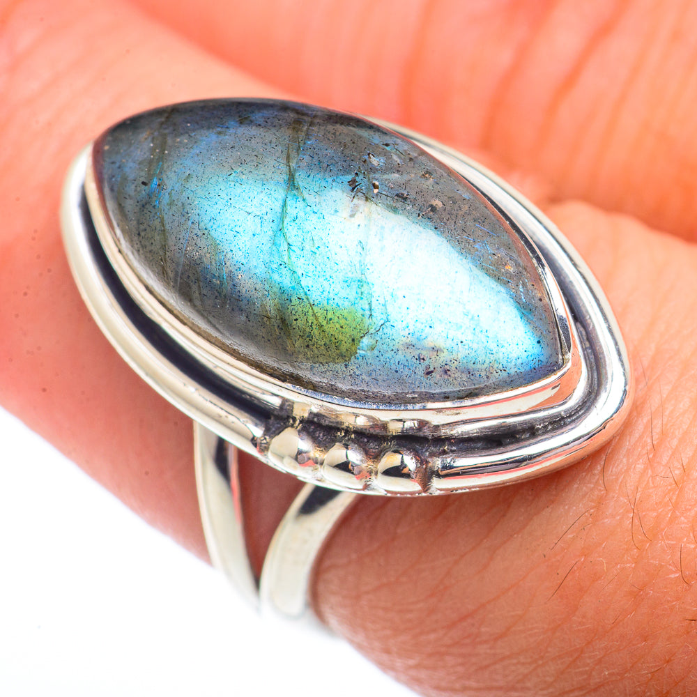 Labradorite Rings handcrafted by Anasilvercos - RING73620