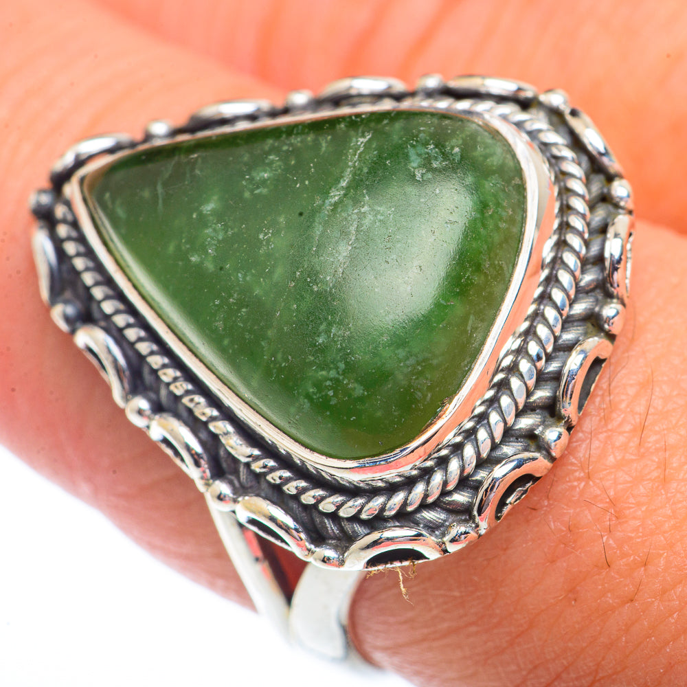 Nephirite Jade Rings handcrafted by Anasilvercos - RING73626