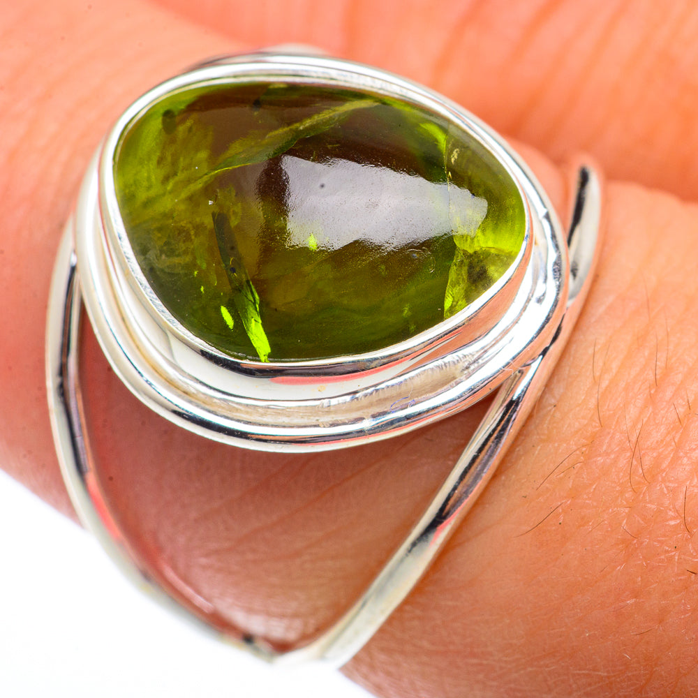 Peridot Rings handcrafted by Anasilvercos - RING73627