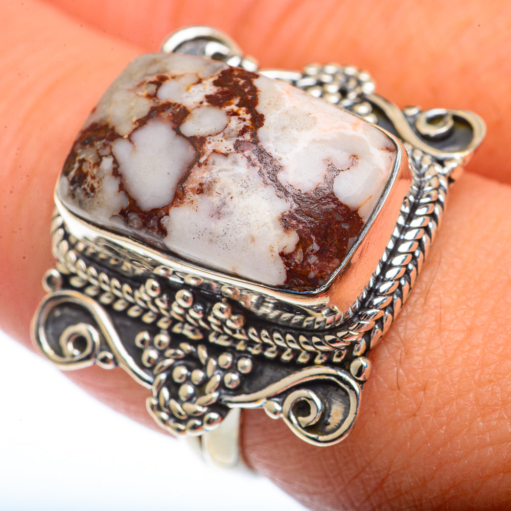 Red Jasper Rings handcrafted by Anasilvercos - RING73631