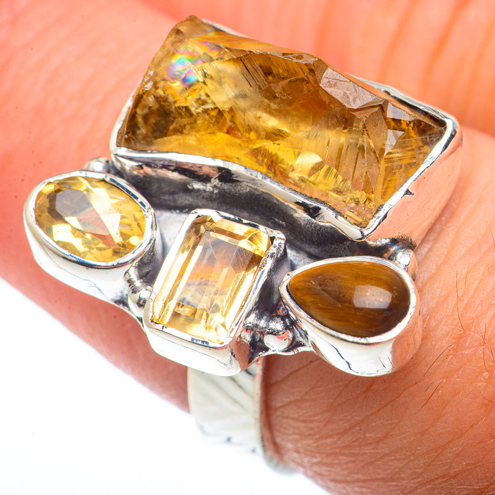 Citrine Rings handcrafted by Anasilvercos - RING73635