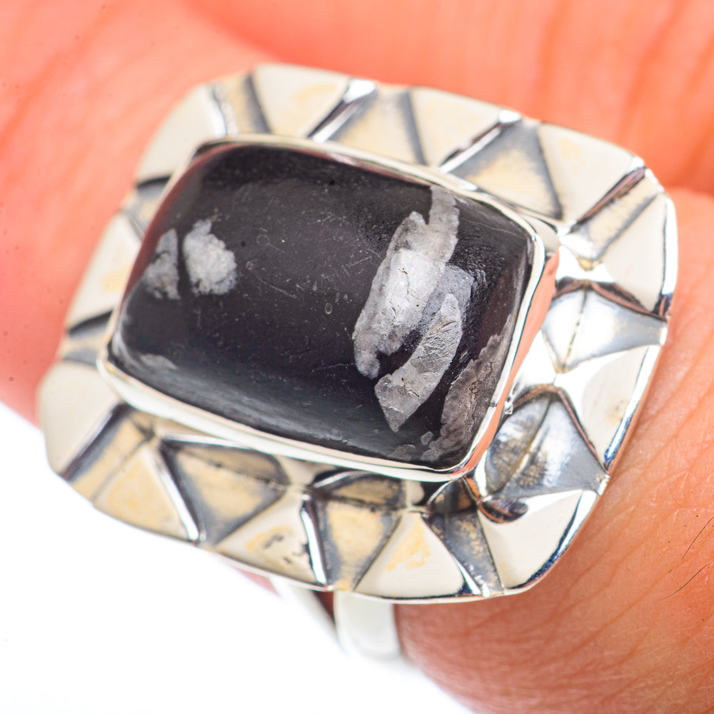Pinolith Jasper Rings handcrafted by Anasilvercos - RING73647