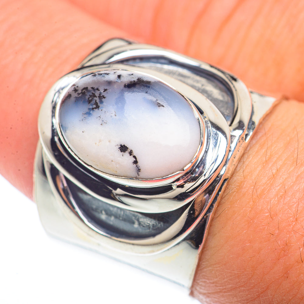 Dendritic Opal Rings handcrafted by Anasilvercos - RING73650