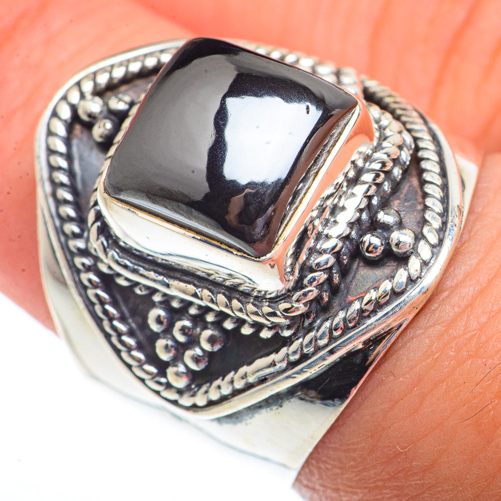 Hematite Rings handcrafted by Anasilvercos - RING73659