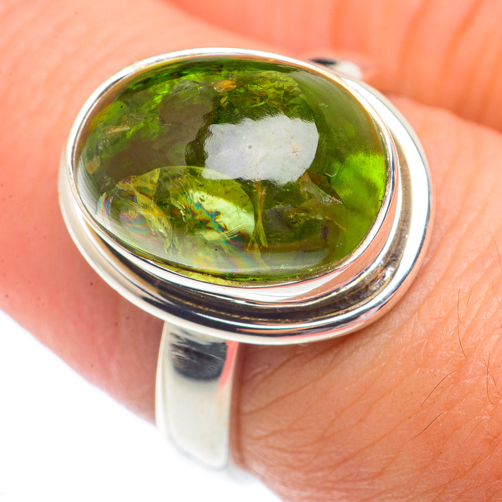 Peridot Rings handcrafted by Anasilvercos - RING73672