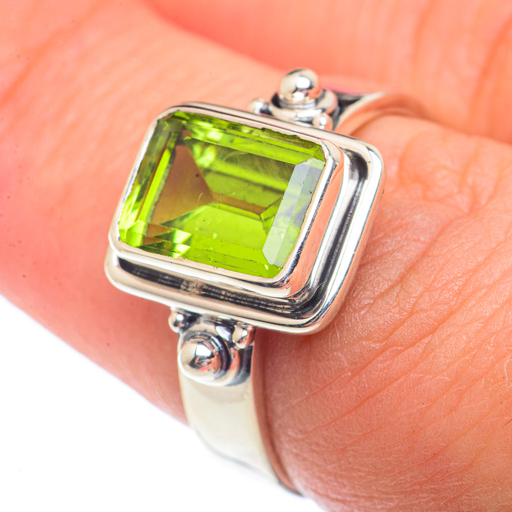 Peridot Rings handcrafted by Anasilvercos - RING73674