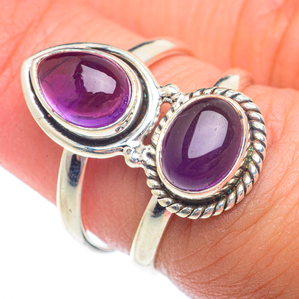 Amethyst Rings handcrafted by Anasilvercos - RING73686