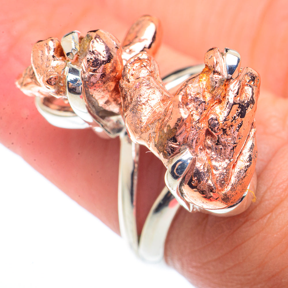 Splash Copper Rings handcrafted by Anasilvercos - RING73690