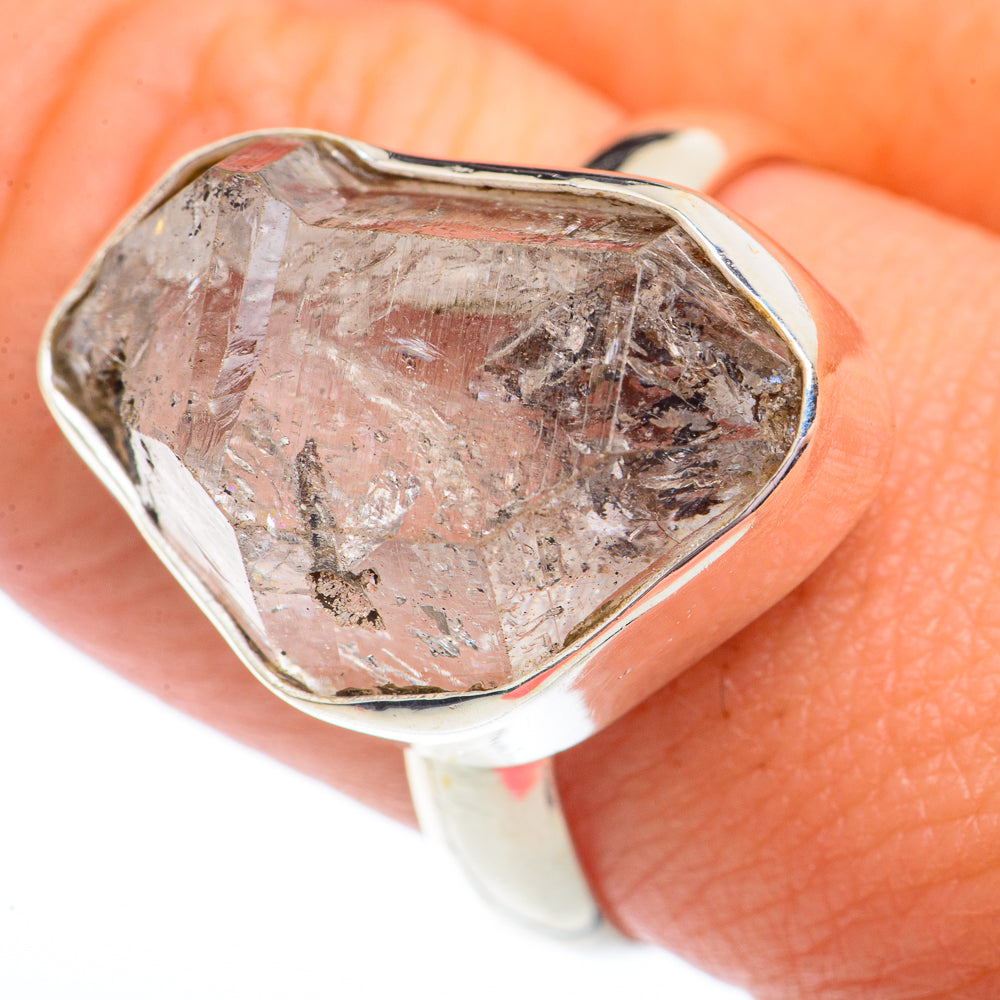 Herkimer Diamond Rings handcrafted by Anasilvercos - RING73697
